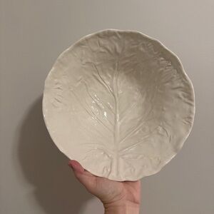 White Bordallo Pinheiro Large Serving Bowl